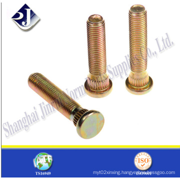 Grade 10.9 SGS Wheel Hub Bolt with Yellow Zinc